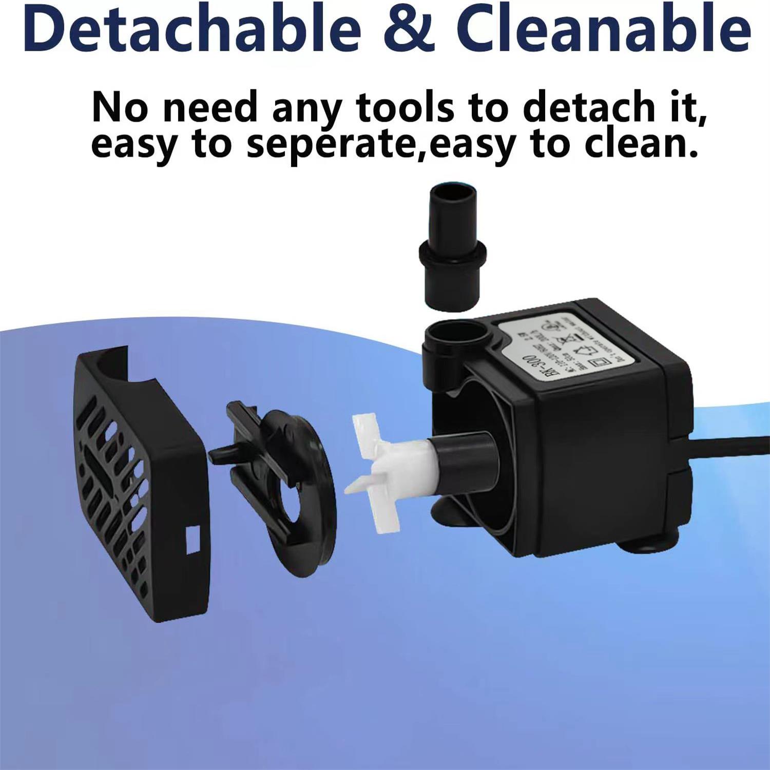 Aquarium Fish Tank Cleaner - Mini Fish Tank Water Pump Easy