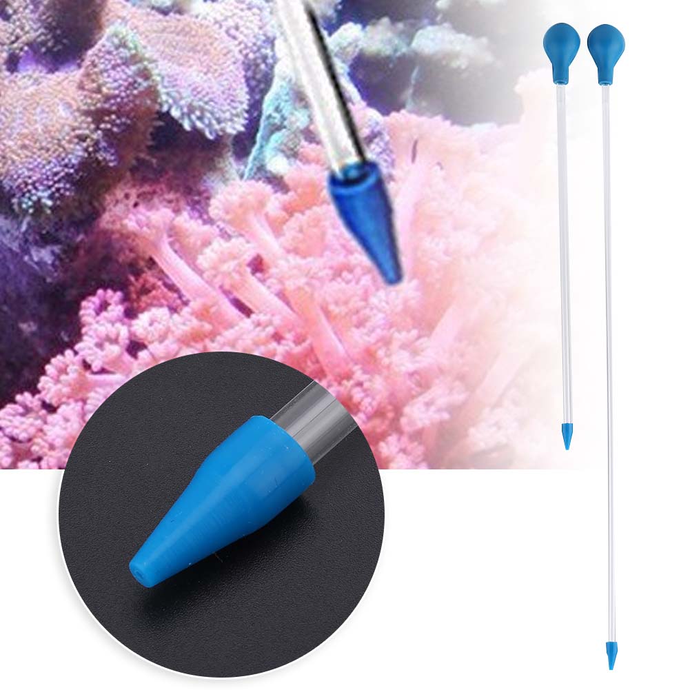 Aquarium Fish Feeder - Acrylic Coral Feeding Tube Silicone Soft