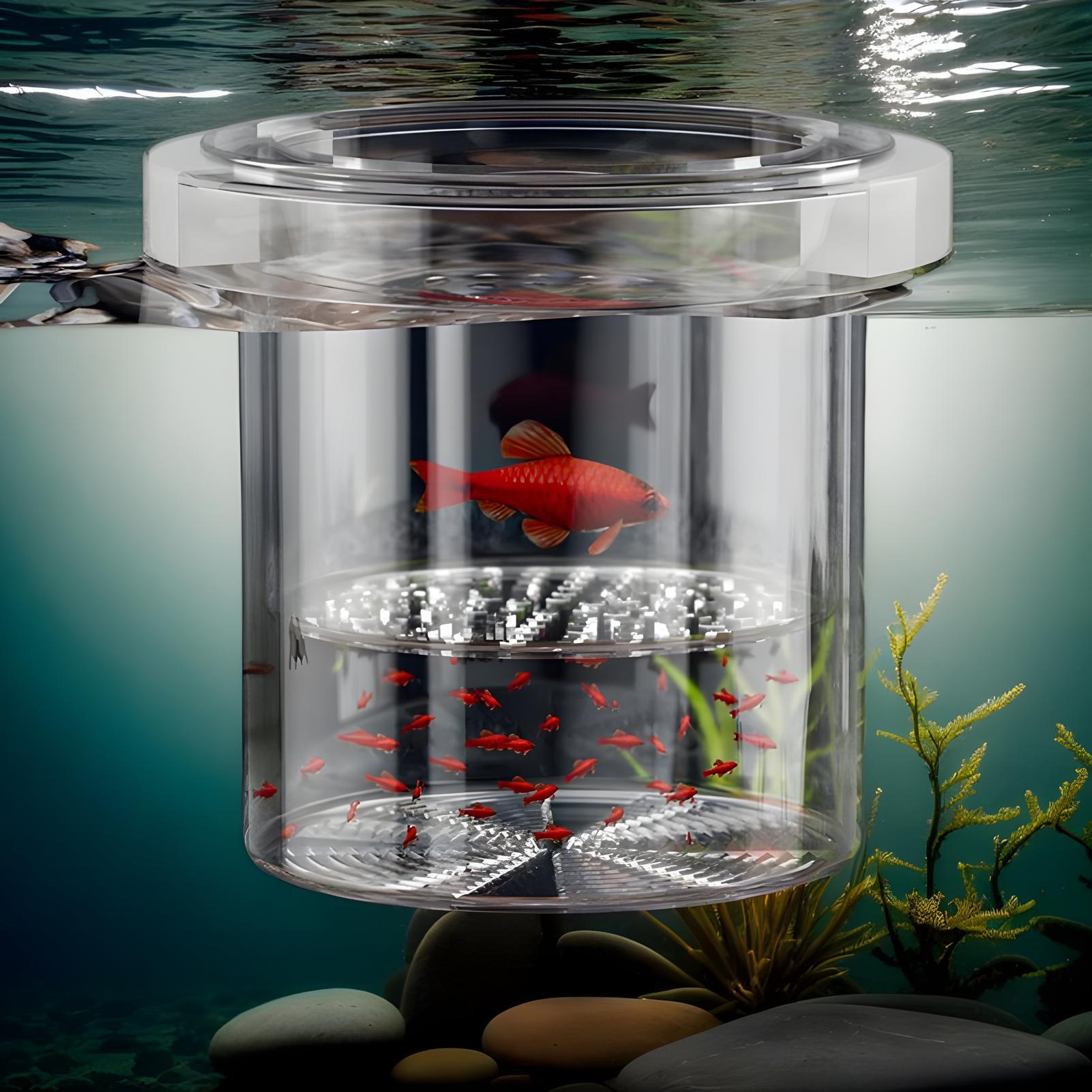 Floating Fish Breeding Isolati - Aquarium Fish Feeder 评论和价格