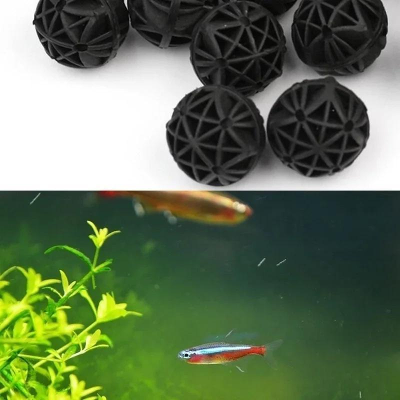 50Pcs 16mm Aquarium Bio Filter - Aquarium Fish Tank Cleaner 评论和价格