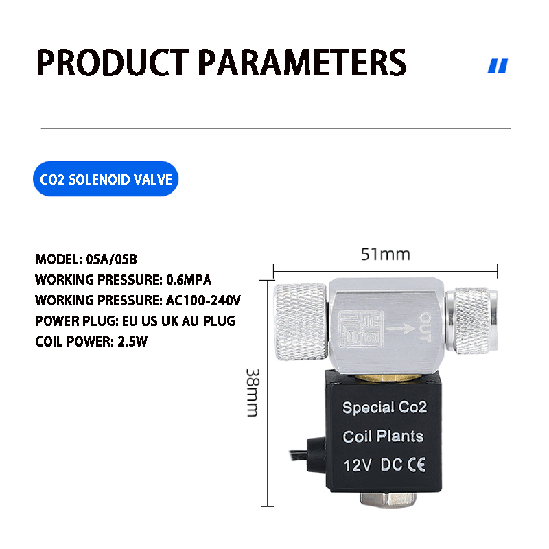ZRDR Aquarium Co2 Solenoid Val - Aquarium Fish Electric 评论和价格