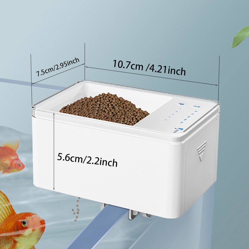 100ML Large Capacity Fish Feed - Aquarium Fish Feeder 评论和价格
