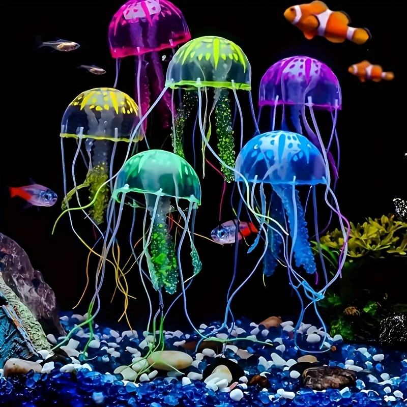3/5Pcs Luminous Jellyfish Aqua - Aquarium Fish Discus 评论和价格