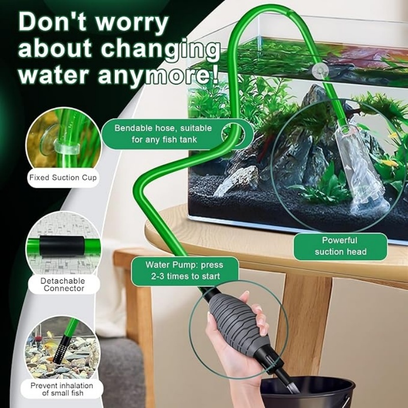 Fish Tank Water Change, Vacuum - Aquarium Fish Tank Cleaner 评论和价格