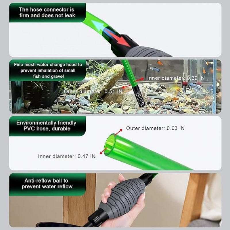 Fish Tank Water Change, Vacuum - Aquarium Fish Tank Cleaner 评论和价格