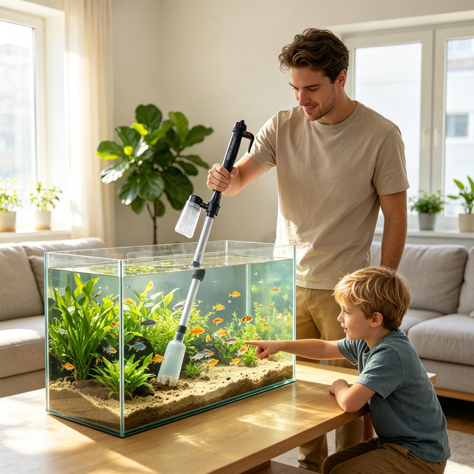 Aquarium Vacuum Gravel Cleaner - Aquarium Fish Tank Cleaner 评论和价格