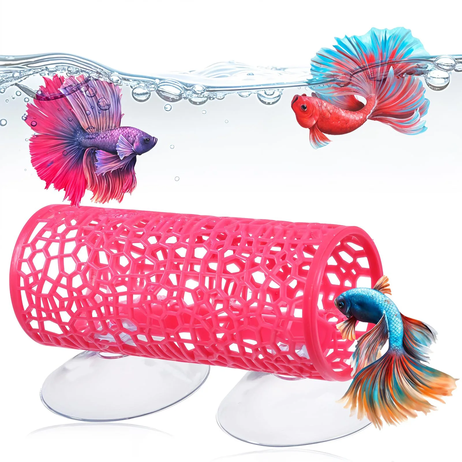 Aquarium Fish Tunnel Toys Bett - Aquarium Fish Feeder 评论和价格