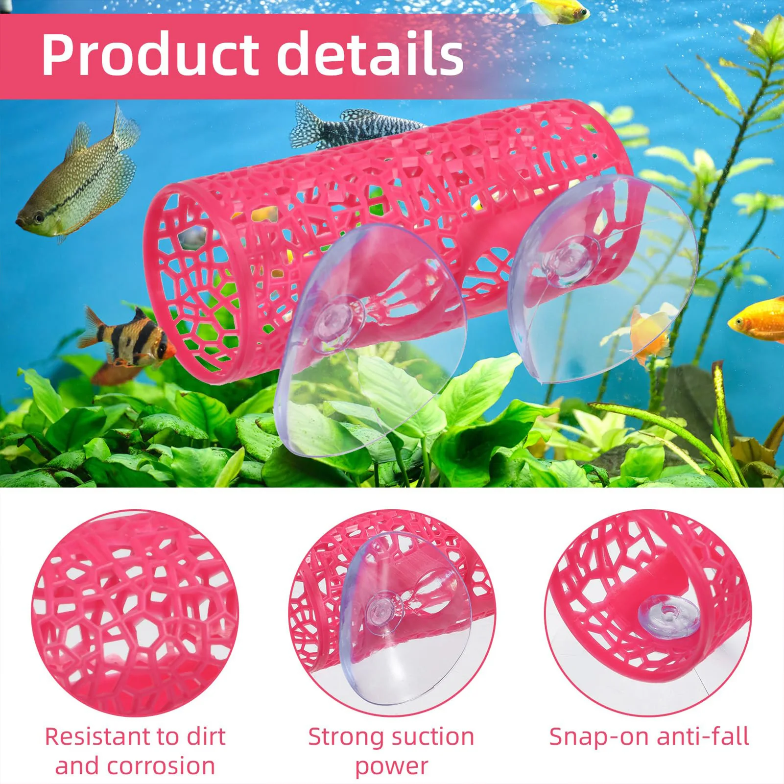 Aquarium Fish Tunnel Toys Bett - Aquarium Fish Feeder 评论和价格