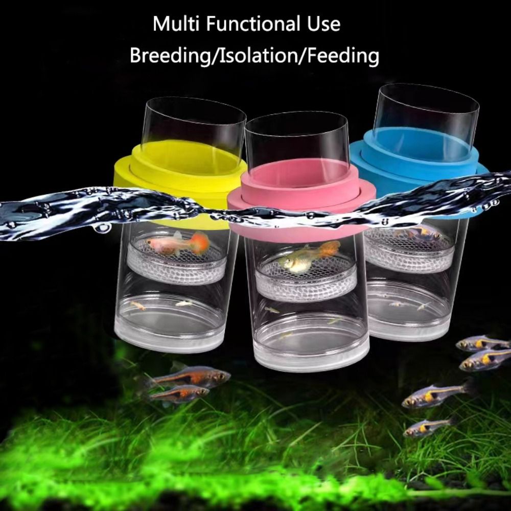 Plastic Floating Fish Breeding - Aquarium Fish Feeder 评论和价格