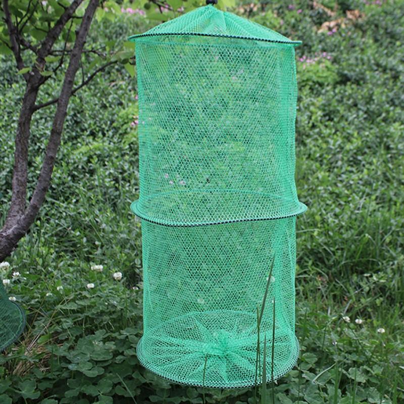 Folding Round Nylon Mesh Metal - Aquarium Fish Trap 评论和价格