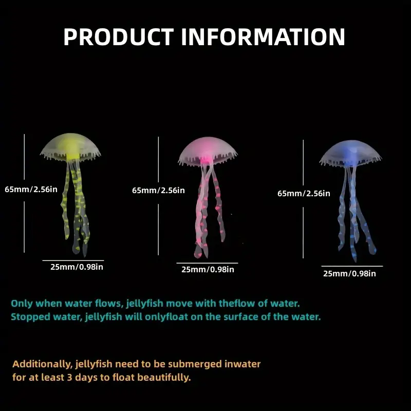 Artificial Swim Luminous Jelly - Aquarium Fish Discus 评论和价格