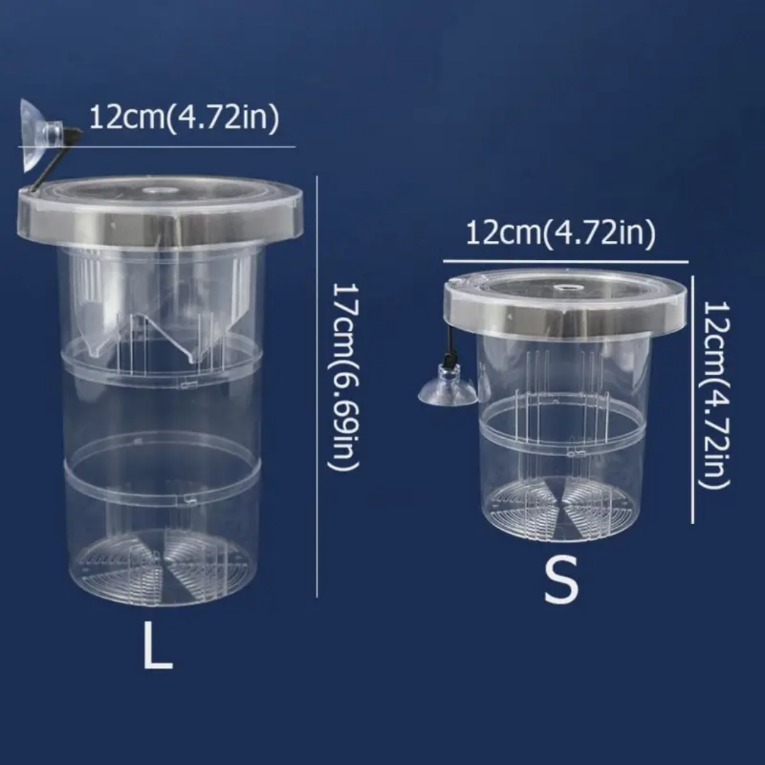 Acrylic Floating Fish Breeding - Aquarium Fish Feeder 评论和价格