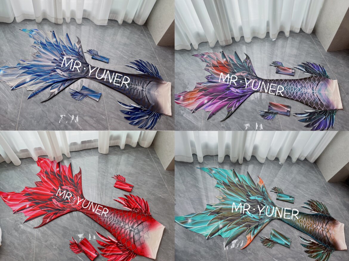 Original Mermaid Big Fish Tail - Aquarium Fish In 评论和价格