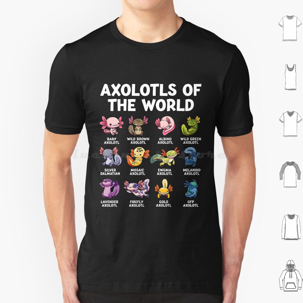 World Axolotls T Shirt 6xl Cot - Aquarium Fish World 评论和价格