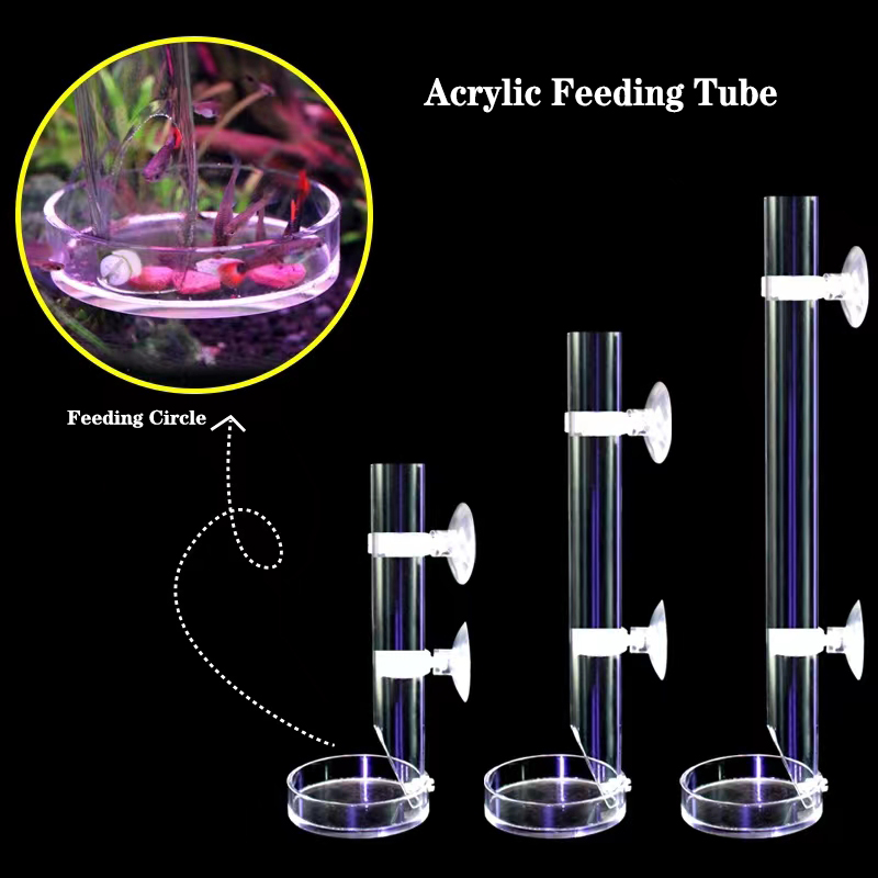 1Pcs Acrylic Aquarium Feeder T - Aquarium Fish Feeder 评论和价格